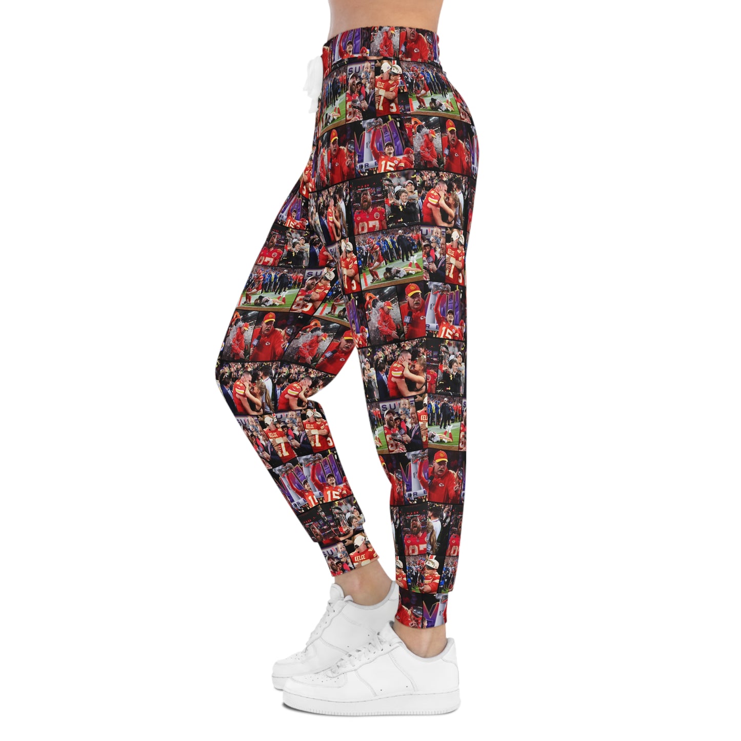 Kansas City Chiefs Superbowl LVIII Championship Victory Collage Athletic Joggers