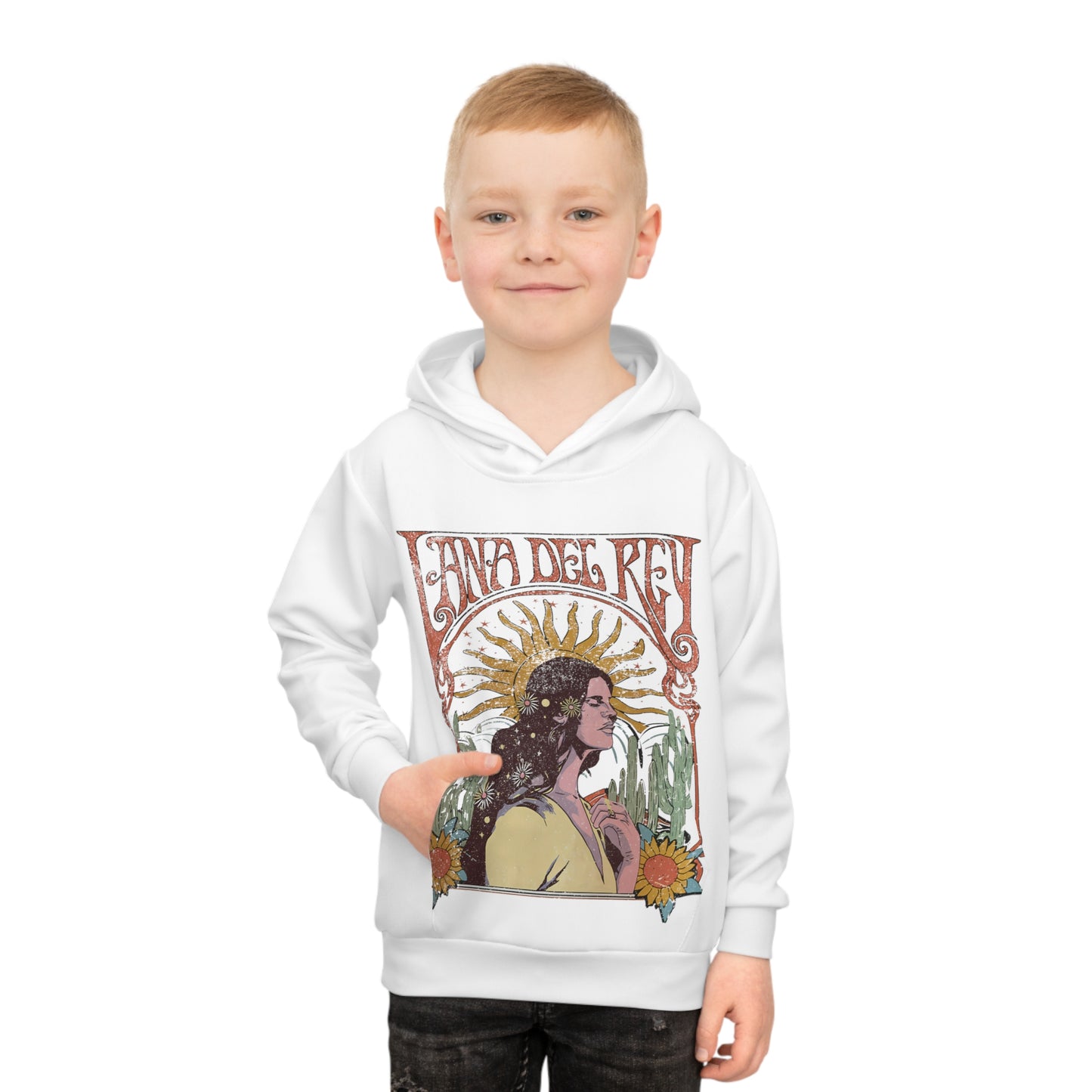 Lana Del Rey Vintage Artwork Kid's Hoodie