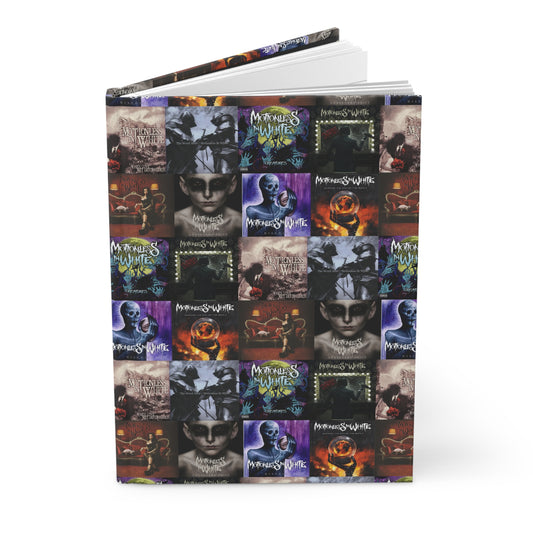 Motionless In White Album Cover Collage Hardcover Journal