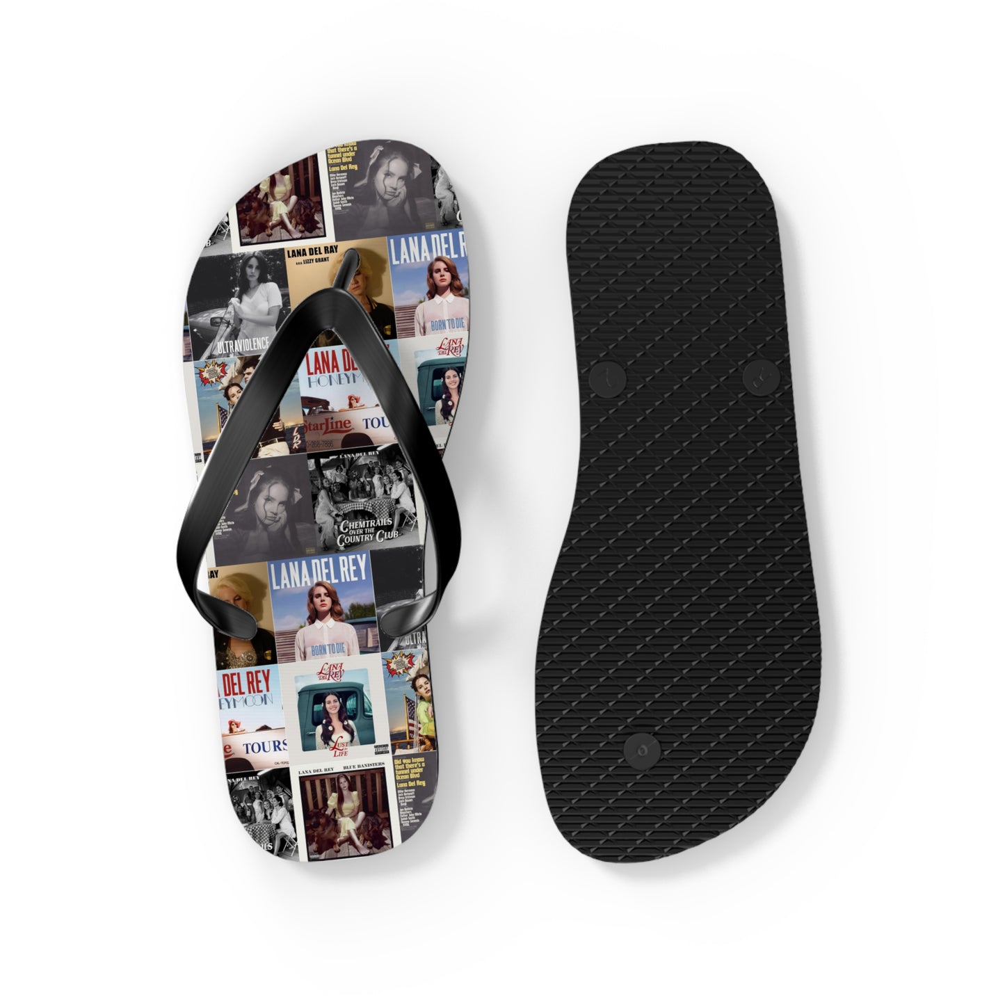 Lana Del Rey Album Cover Collage Flip Flops