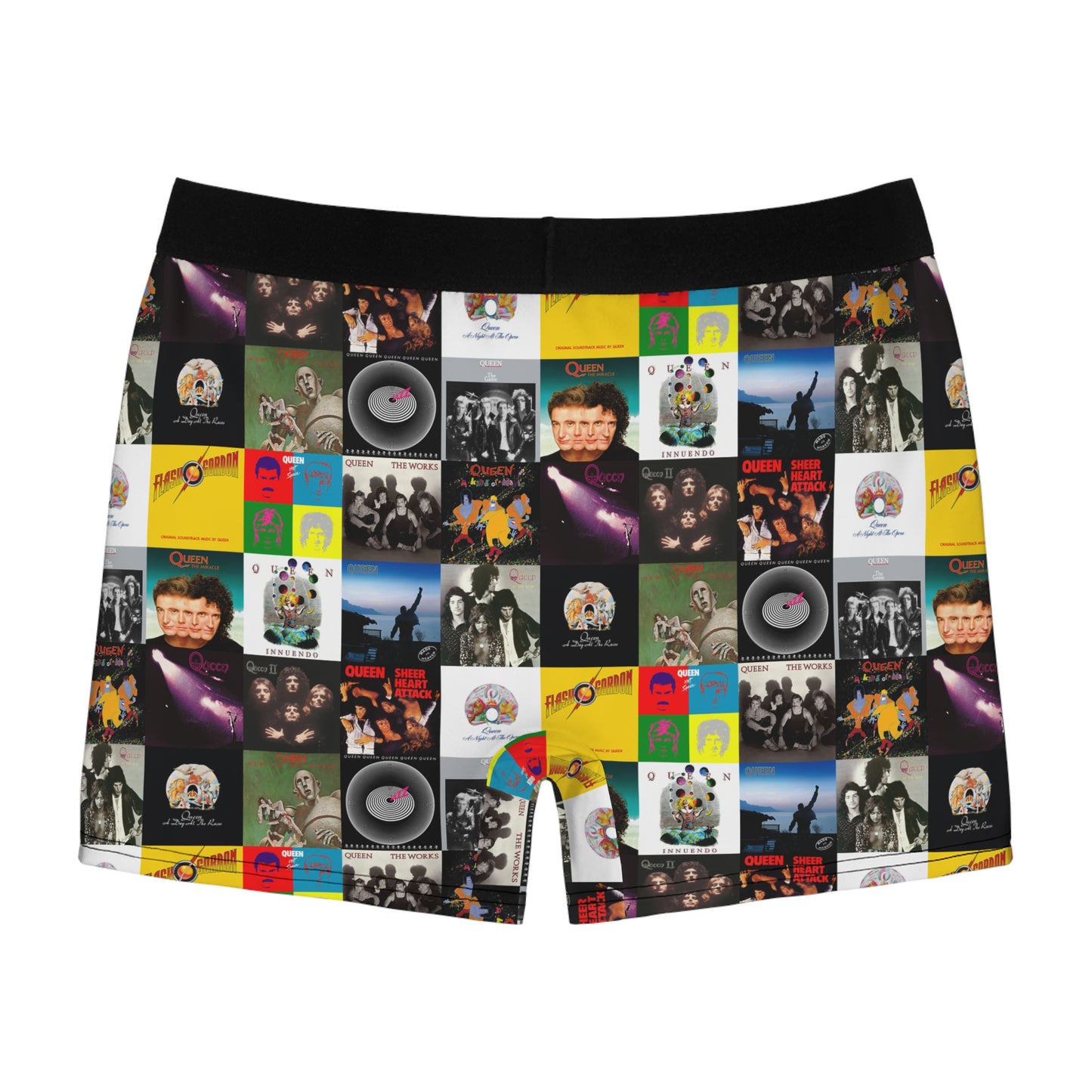 Queen Album Cover Collage Men's Boxer Briefs Underwear