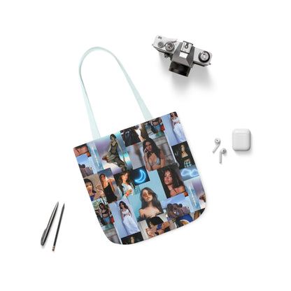 Madison Beer Mind In The Clouds Collage Polyester Canvas Tote Bag