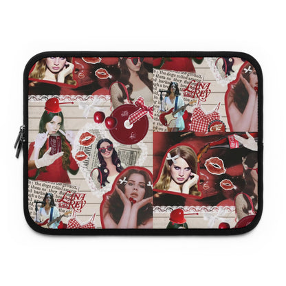 Lana Del Rey Cherry Coke Collage Laptop Sleeve