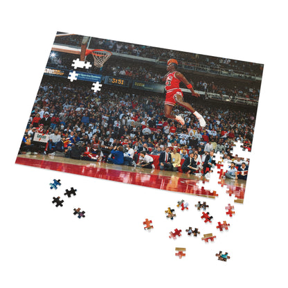 Michael Jordan Free Throw Line Slam Dunk Jigsaw Puzzle (30, 110, 252, 500,1000-Piece)