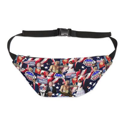 Donald Trump 2024 MAGA Montage Large Fanny Pack