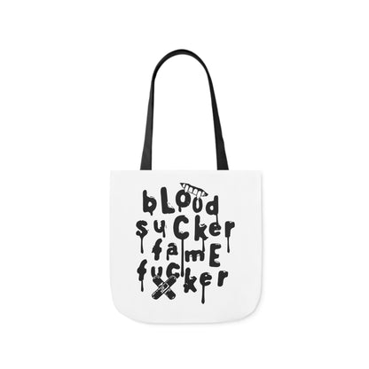 Olivia Rodrigo Blood Sucker Fame Fucker Polyester Canvas Tote Bag