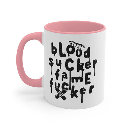 Olivia Rodrigo Blood Sucker Fame Fucker Accent Mugs