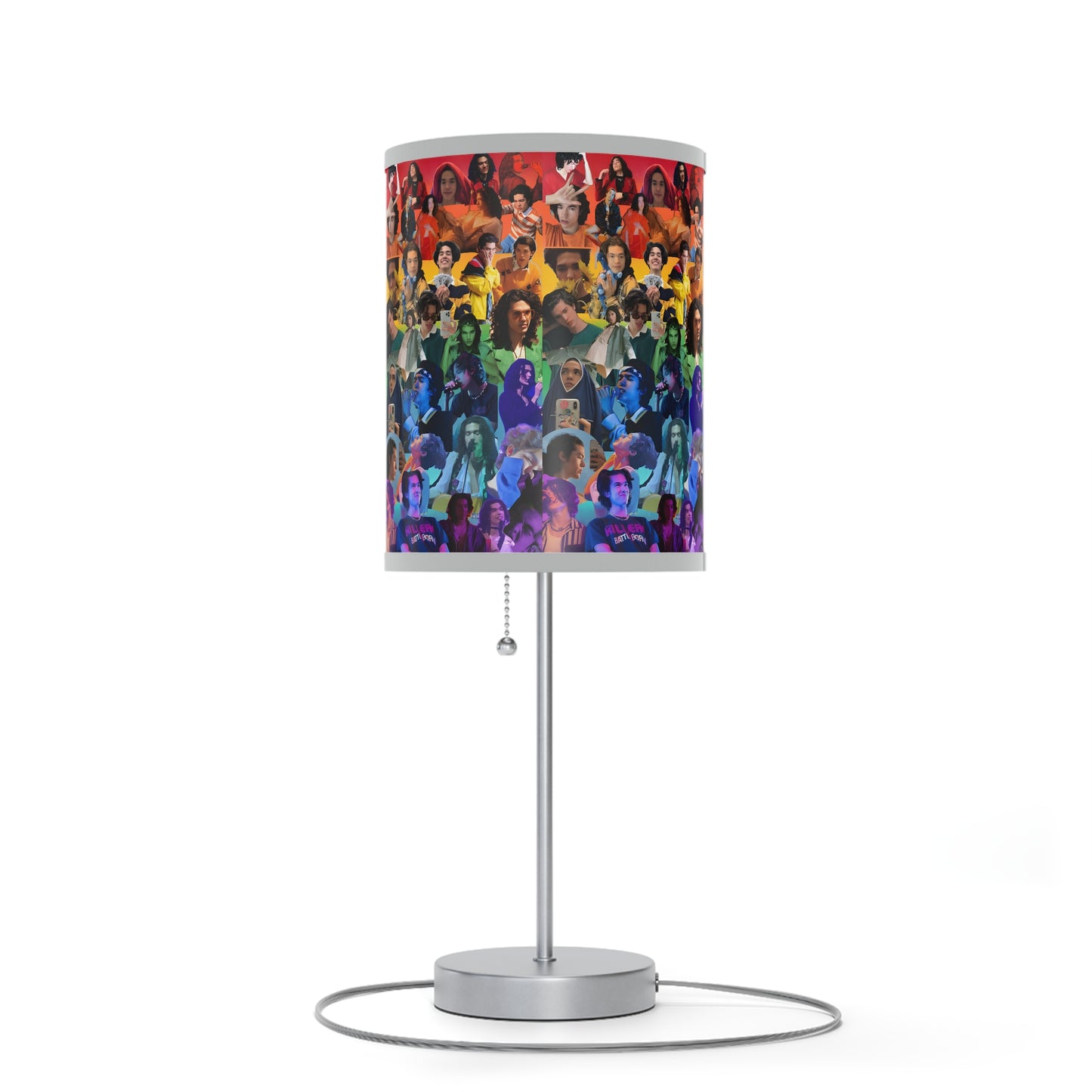 Conan Grey Rainbow Photo Collage Lamp on a Stand