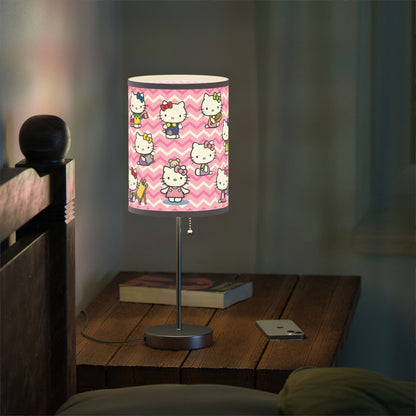 Hello Kitty Playtime Collage Lamp on a Stand