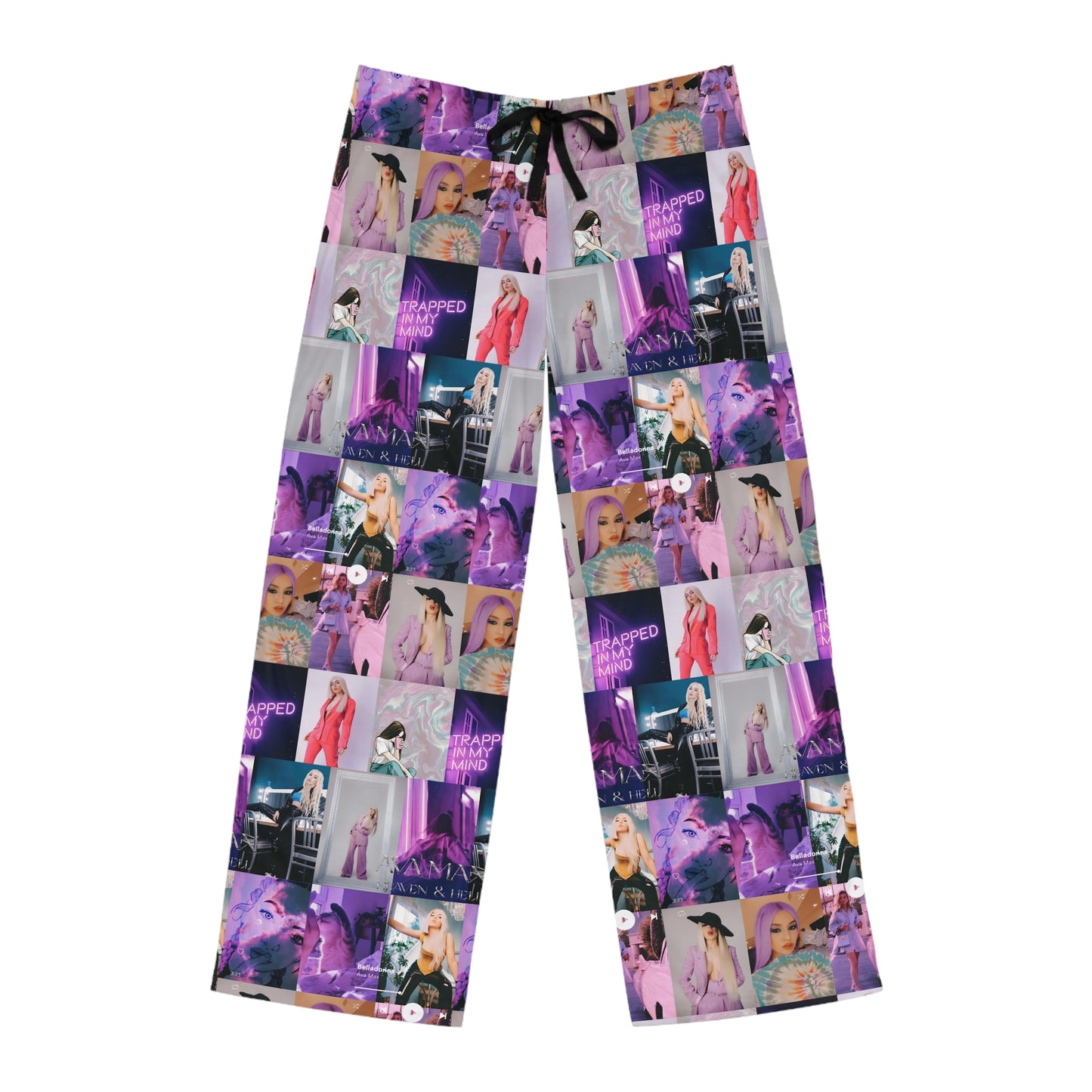 Ava Max Belladonna Photo Collage Men's Pajama Pants