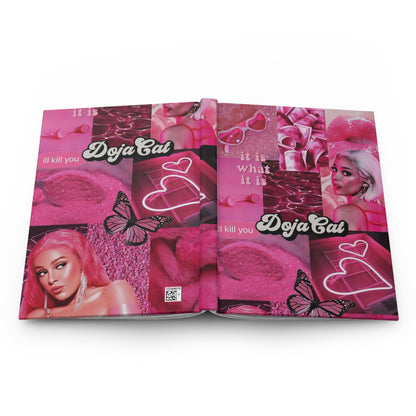 Doja Cat Pink Vibes Collage Hardcover Journal