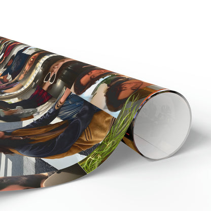 Conan Grey Being Cute Photo Collage Gift Wrapping Paper