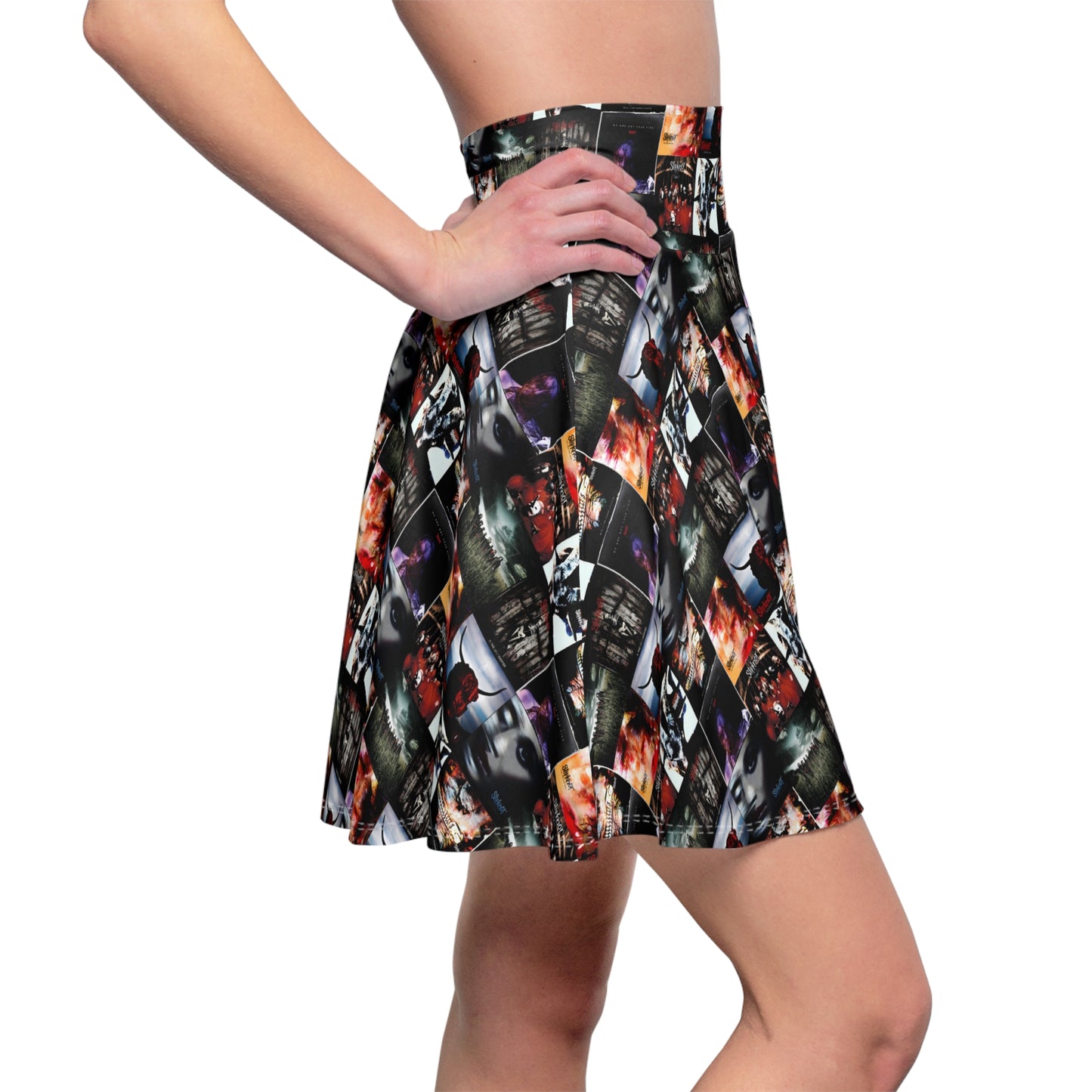 Slipknot Album Art Collage Women's Skater Skirt