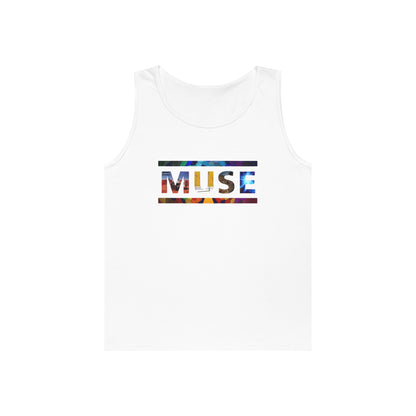 Muse Album Art Letters Unisex Heavy Cotton Tank Top