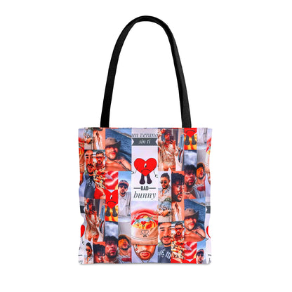 Bad Bunny Un Verano Sin Ti Photo Collage Tote Bag