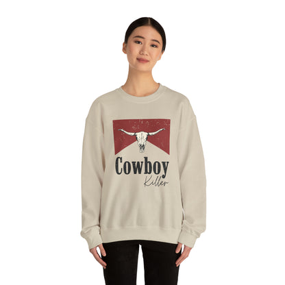 Morgan Wallen Cowboy Killer Unisex Heavy Blend Crewneck Sweatshirt