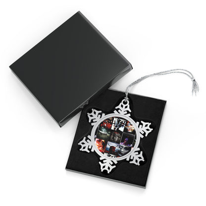 Slipknot Album Art Collage Pewter Snowflake Ornament