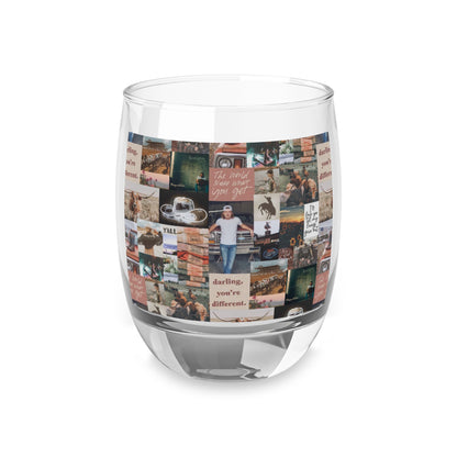 Morgan Wallen Darling You're Different Collage Whiskey Glass