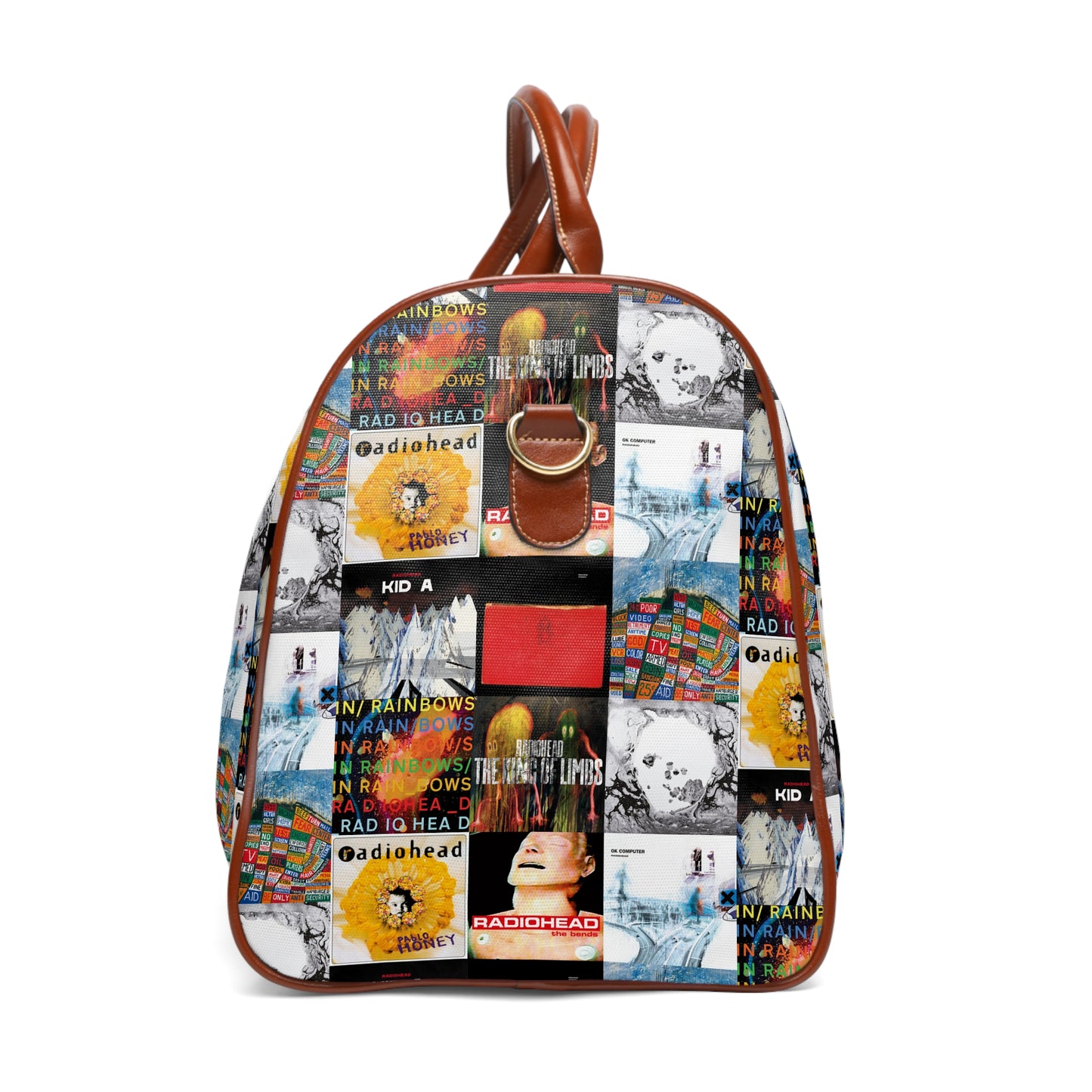 Radiohead Album Cover Collage Waterproof Travel Bag