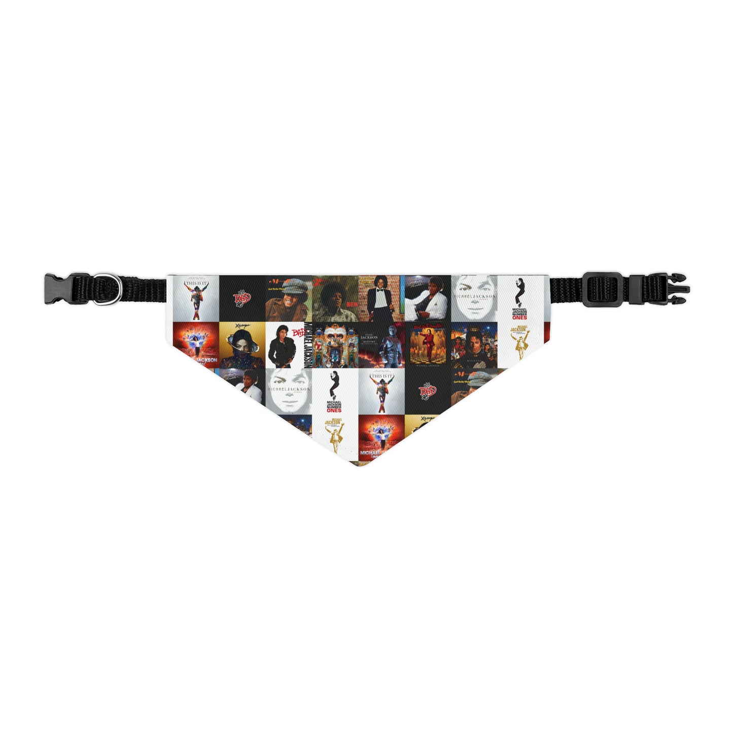Michael Jackson Album Cover Collage Pet Bandana Collar