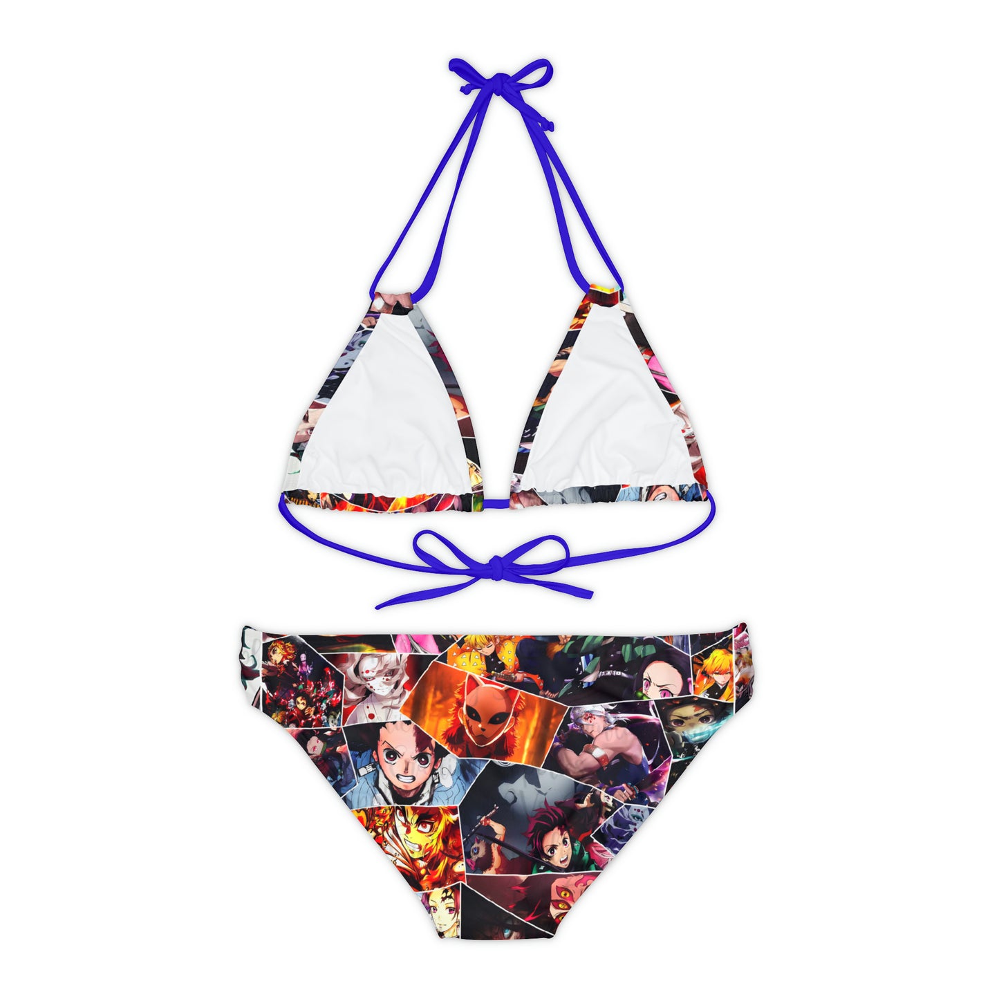 Demon Slayer Reflections Collage Strappy Bikini Set