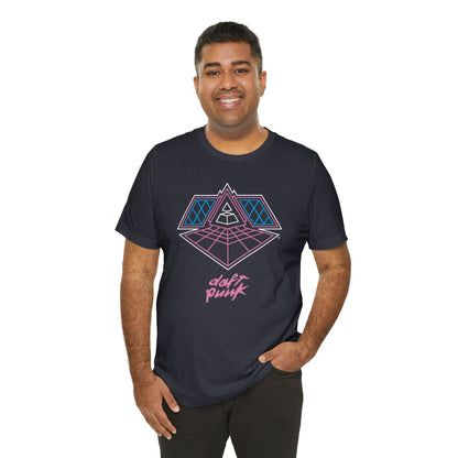 Daft Punk Alive 2007 Logo Unisex Jersey Short Sleeve Tee Shirt