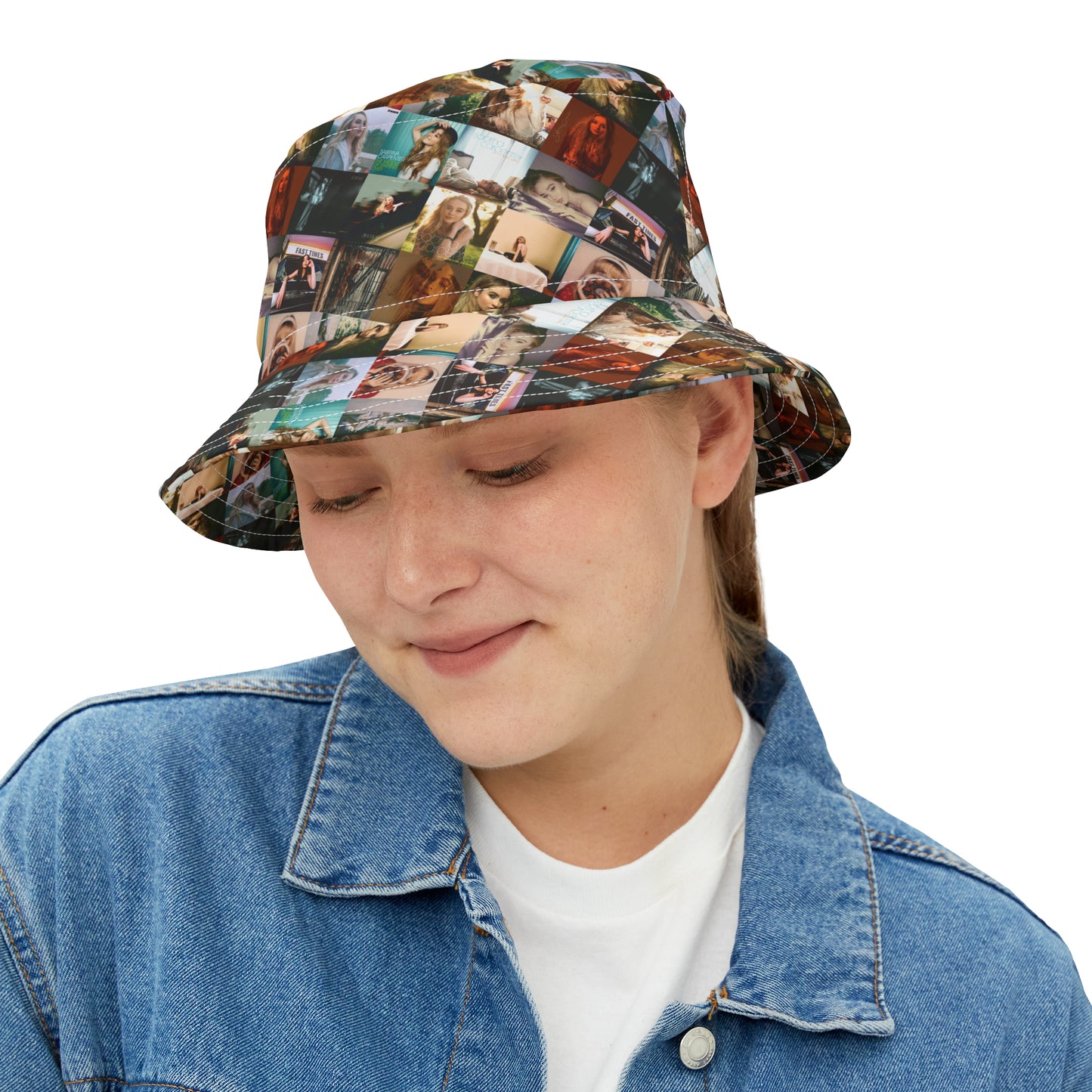 Sabrina Carpenter Album Cover Collage Bucket Hat