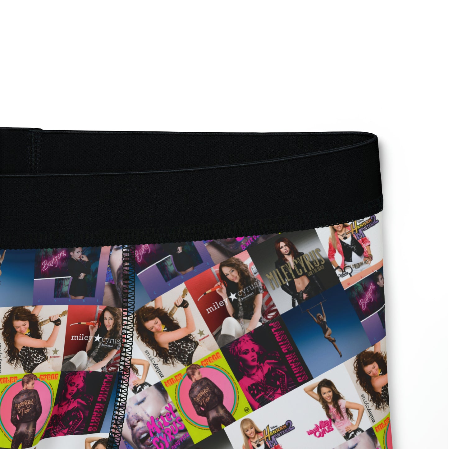 Miley Cyrus Album Cover Collage Men's Boxers