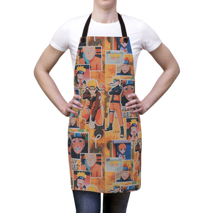 Naruto Uzumaki Sunflower Blaze Collage Apron