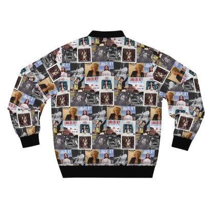 Lana Del Rey Album Cover Collage Men's Bomber Jacket