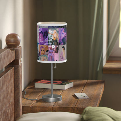 Ava Max Belladonna Photo Collage Lamp on a Stand