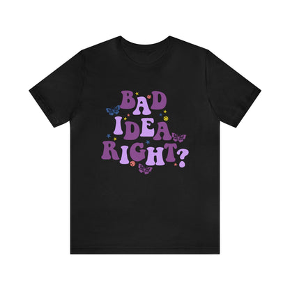 Olivia Rodrigo Bad Idea Right? Unisex Jersey Short Sleeve Tee Shirt