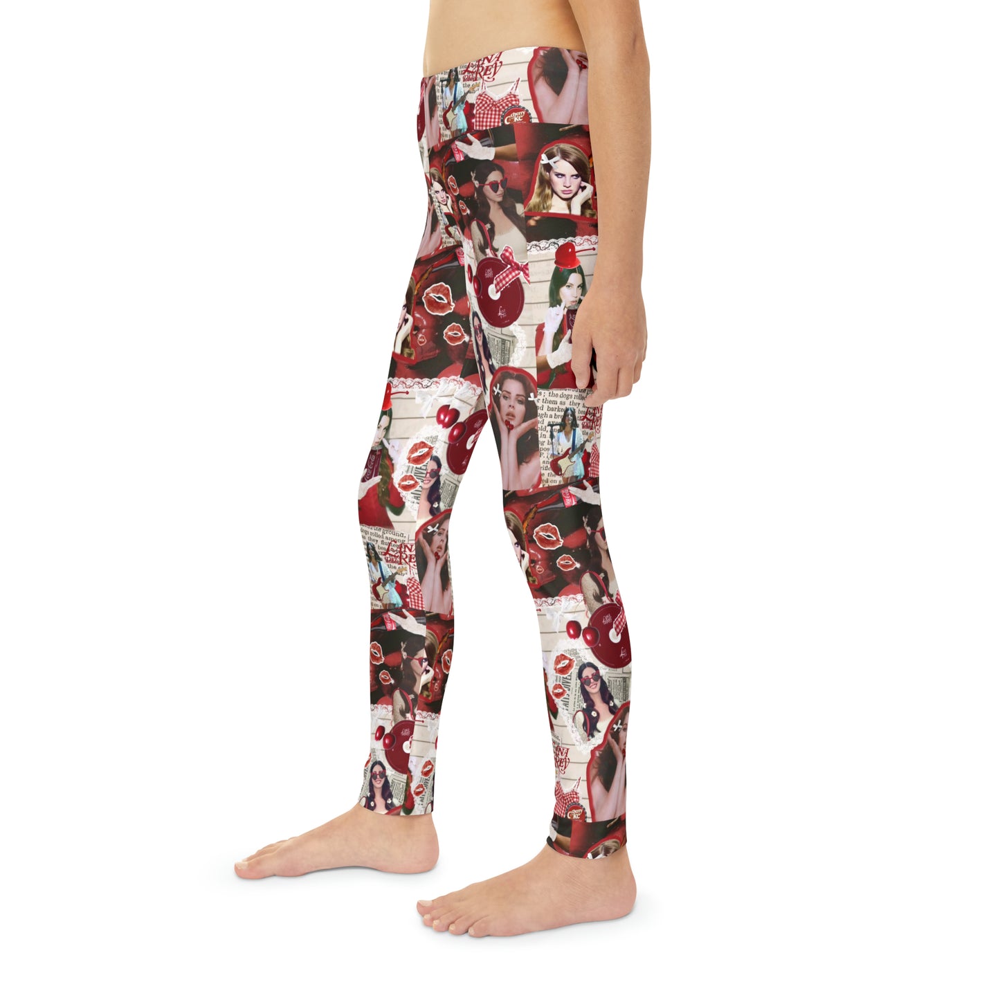 Lana Del Rey Cherry Coke Collage Youth Leggings