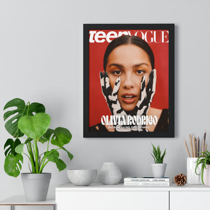 Olivia Rodrigo Teen Vogue Magazine Cover Framed Print