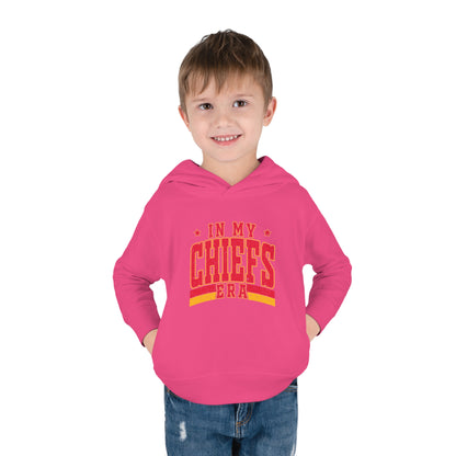 Taylor Swift In My Chiefs Era Toddler Pullover Fleece Hoodie