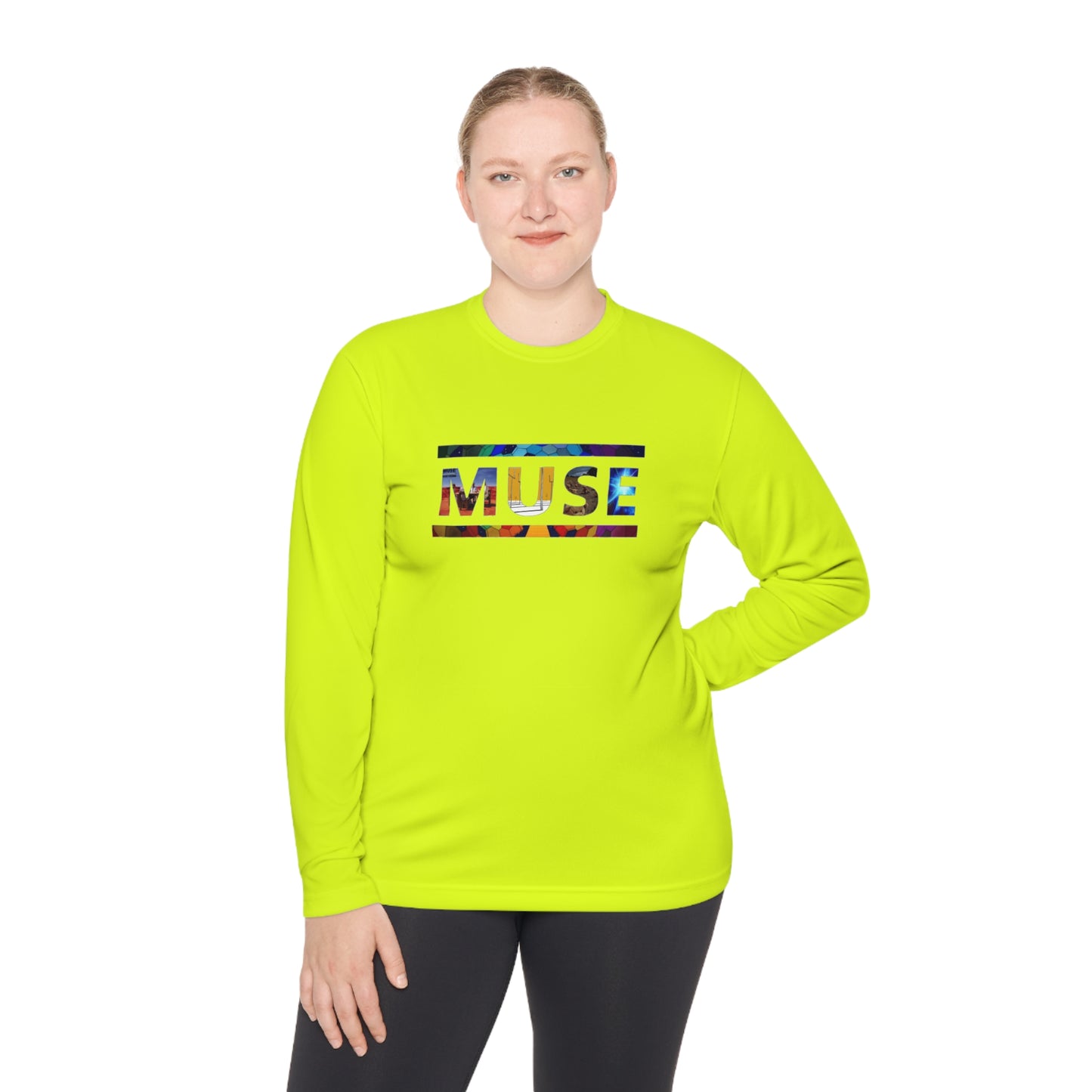 Muse Album Art Letters Unisex Lightweight Long Sleeve Tee