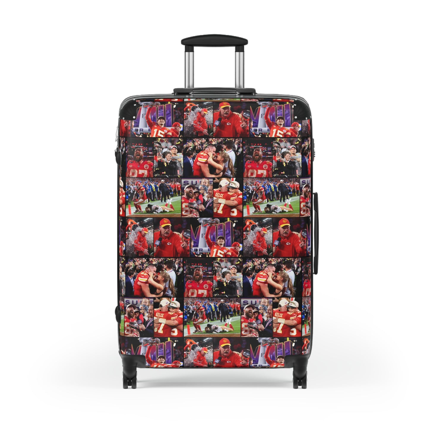 Kansas City Chiefs Superbowl LVIII Championship Victory Collage Suitcase