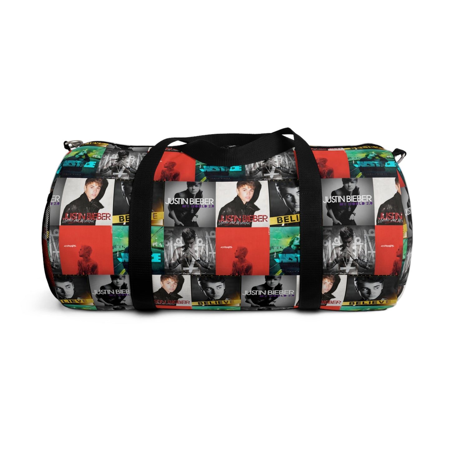 Justin Bieber Album Cover Collage Duffel Bag