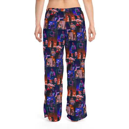 Post Malone Lightning Photo Collage Women's Pajama Pants