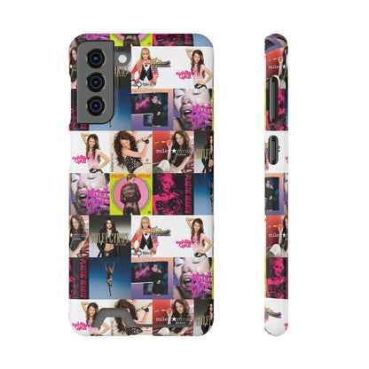 Miley Cyrus Album Cover Collage Phone Case With Card Holder