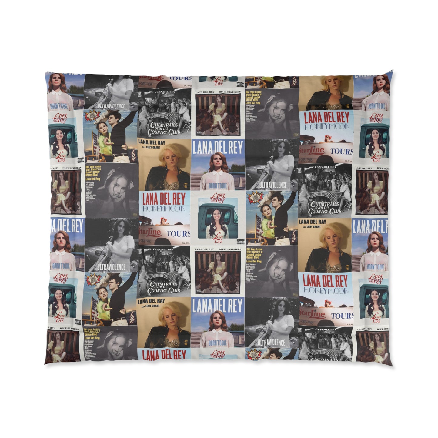 Lana Del Rey Album Cover Collage Comforter