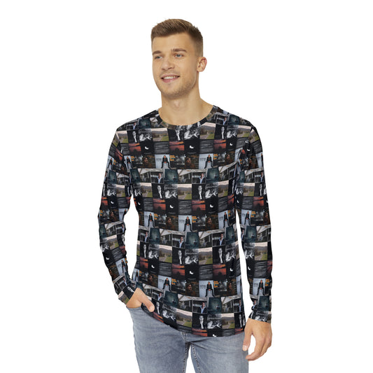 Morgan Wallen Album Cover Collage Men's Long Sleeve Shirt