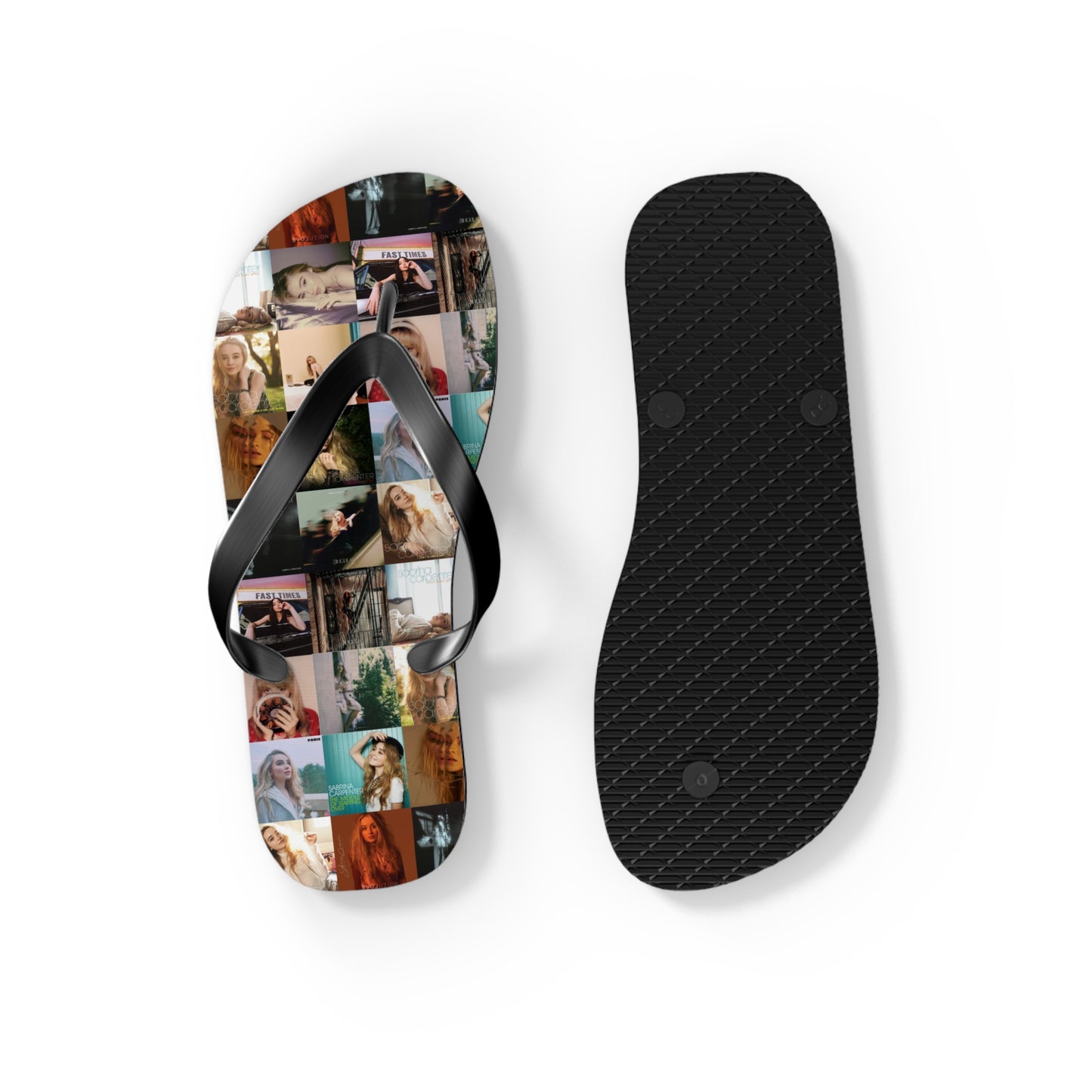 Sabrina Carpenter Album Cover Collage Flip Flops