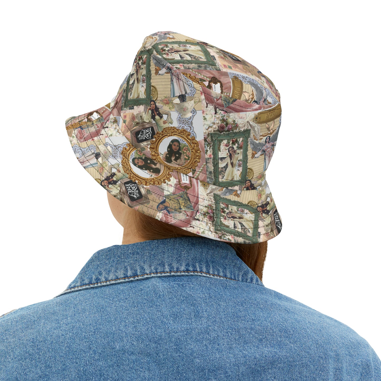 Lana Del Rey Victorian Collage Bucket Hat