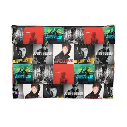 Justin Bieber Album Cover Collage Accesory Pouch