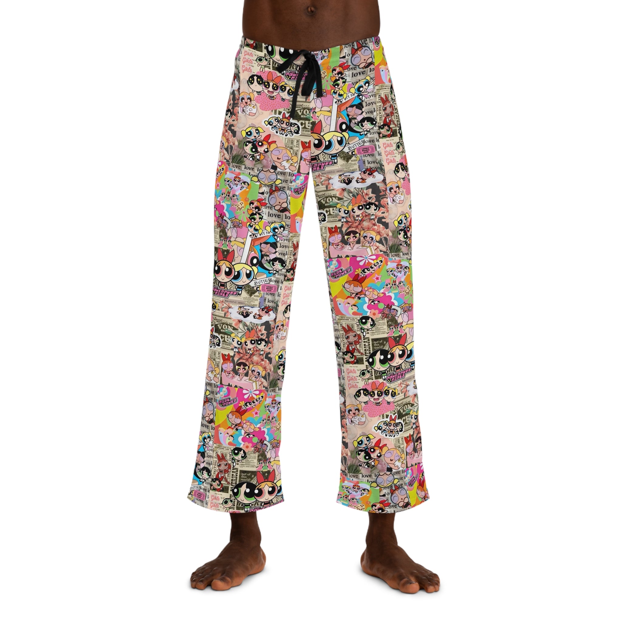 Powerpuff Girls Trio Charm Men s Pajama Pants Fandom Flair