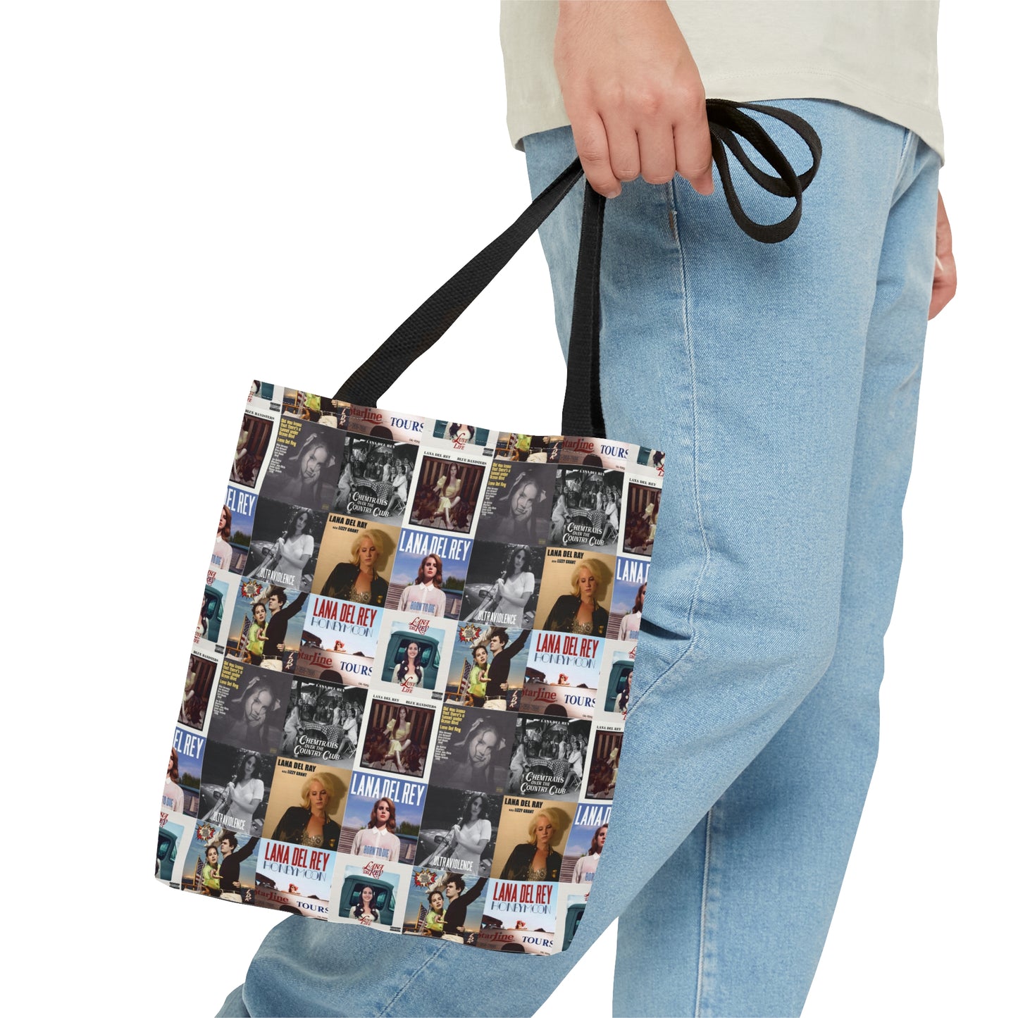 Lana Del Rey Album Cover Collage Tote Bag