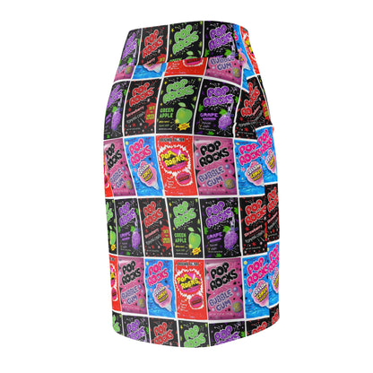 Pop Rocks Party Women's Pencil Skirt