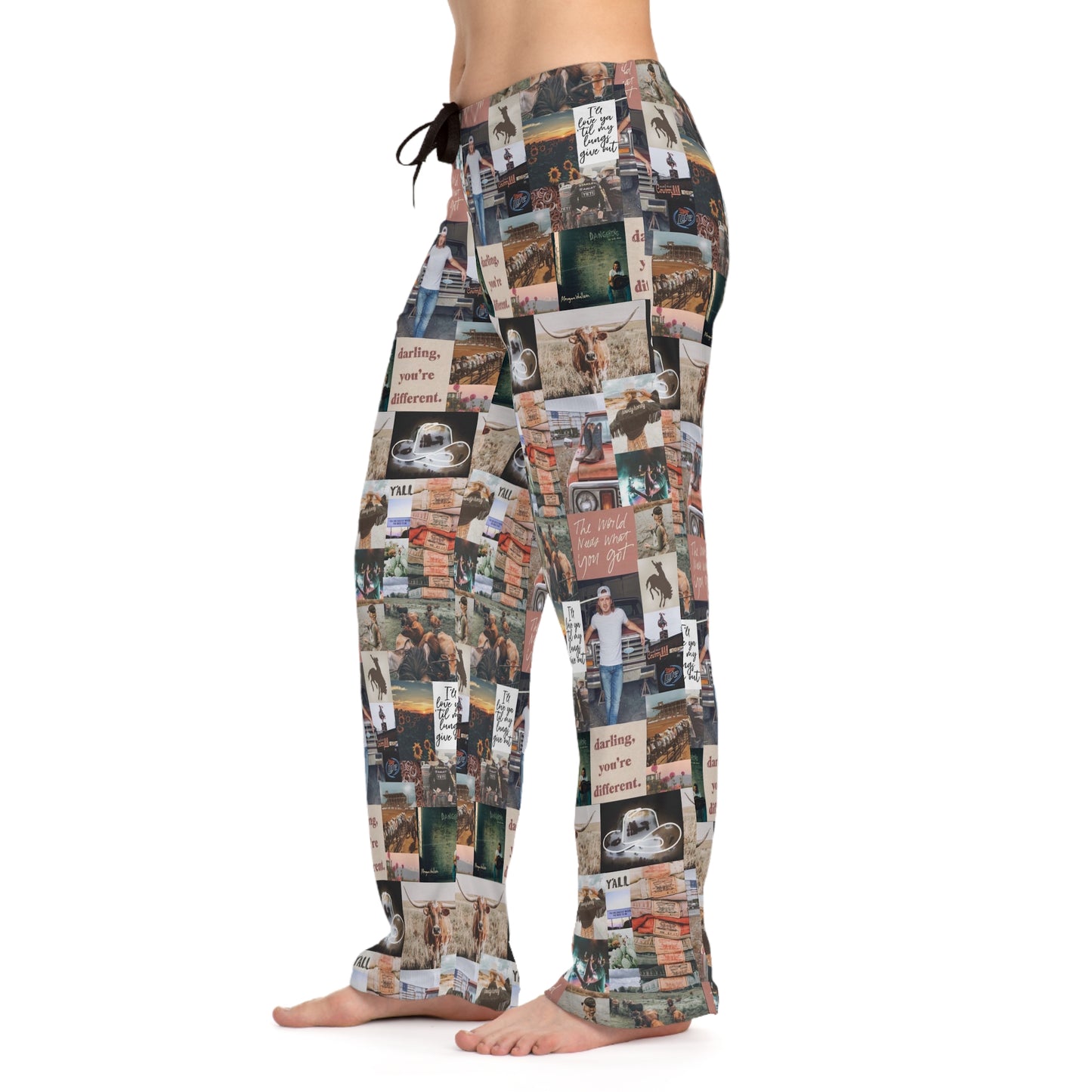 Morgan Wallen Darling You're Different Collage Women's Pajama Pants