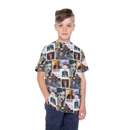 Lana Del Rey Album Cover Collage Kids Sports Jersey